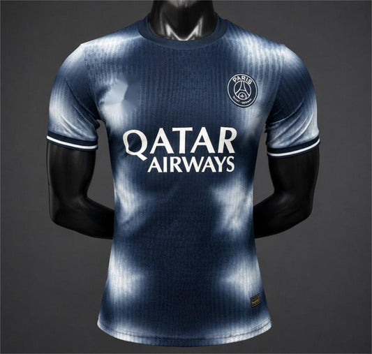 2026-27 Paris Dark Blue Grey Gradient Special Player S-3XL