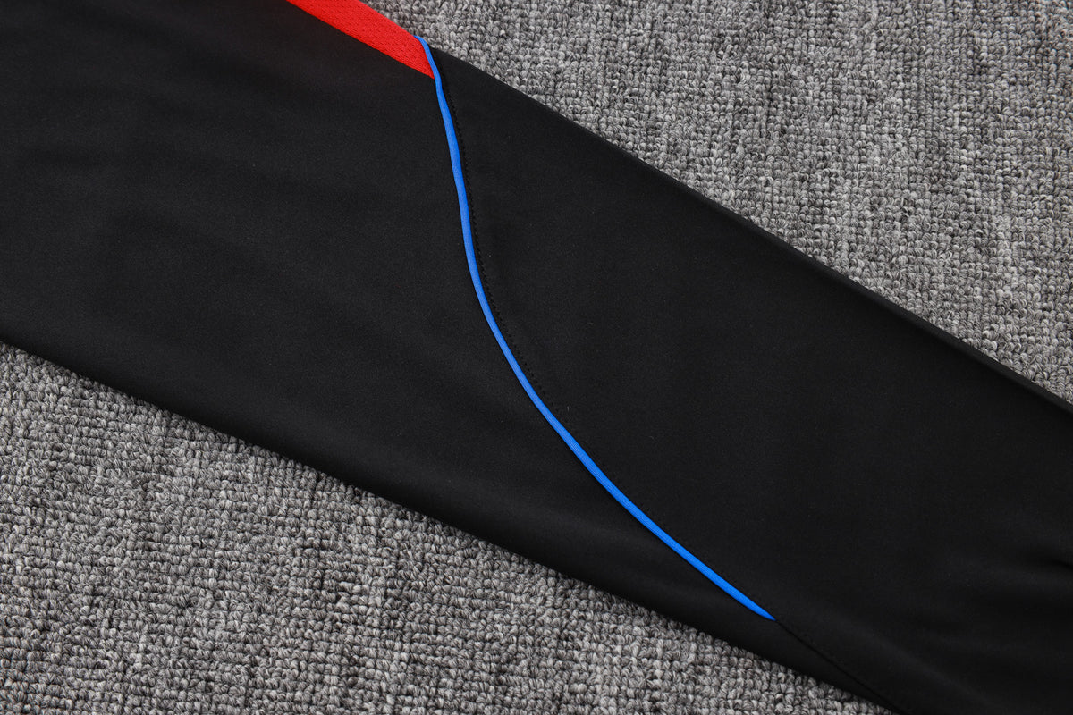 2026-27 Paris Black Half Zip Training Suit Adults Or Children