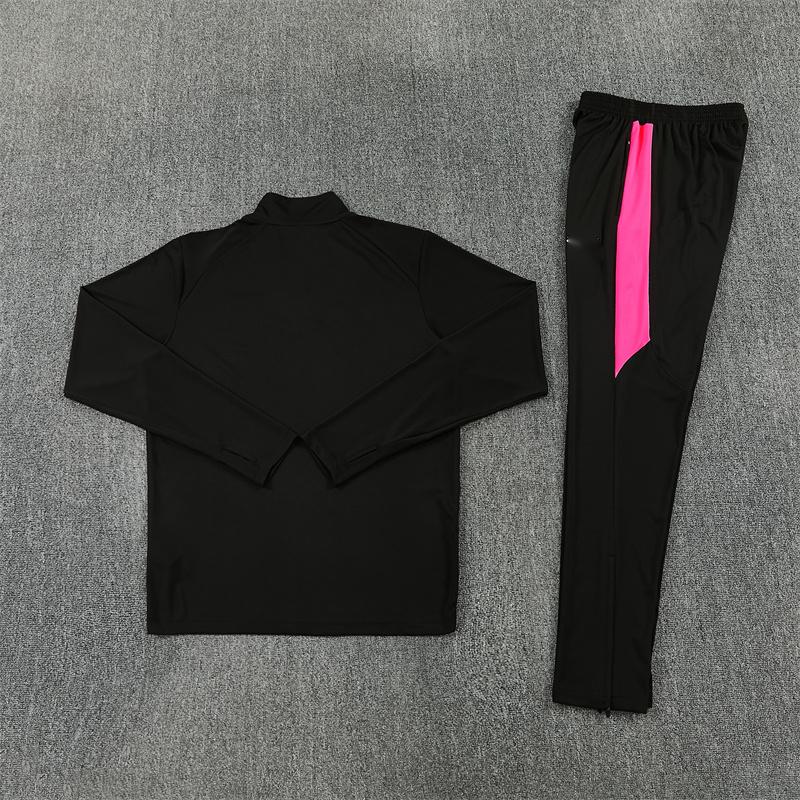2026-27 Portugal Black Half Zip Training Suit Adults Or Children