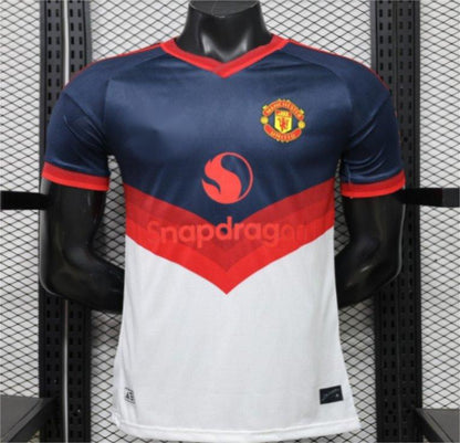 2026-27 Manchester United Away Navy White V-Panel Player S-3XL
