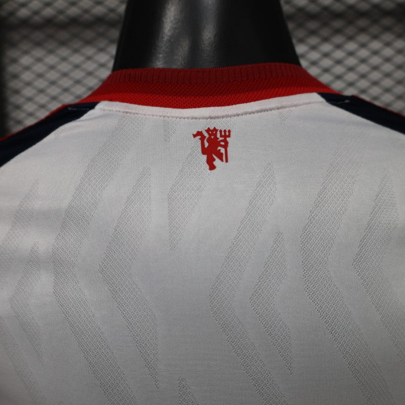 2026-27 Manchester United Away Navy White V-Panel Player S-3XL