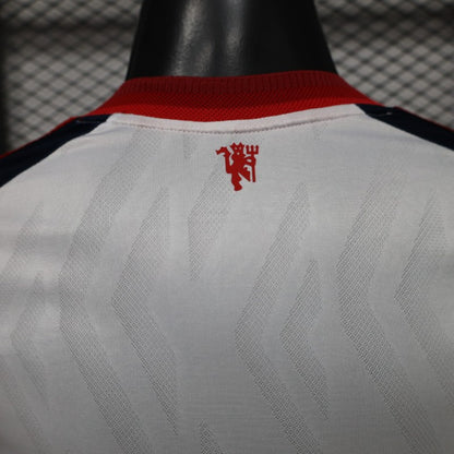 2026-27 Manchester United Away Navy White V-Panel Player S-3XL