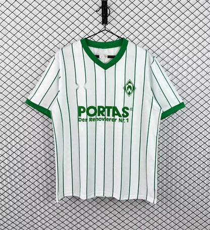 2026-27 Werder Bremen White Green Pinstripe Vintage Remake S-4XL