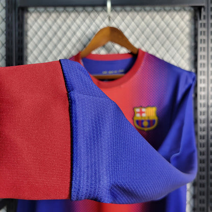 2012-13 Barcelona Home Retro long sleeves S-XXL