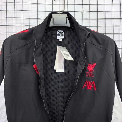 2025-26 Liverpool Black Windbreaker S-2XL