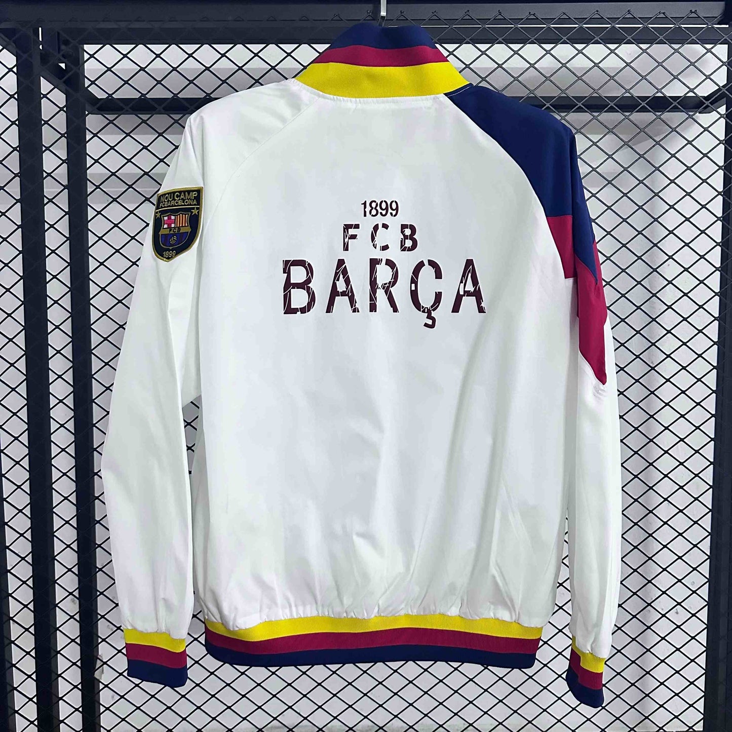 2025-26 Barcelona Waterproof Jacket Embroidered Windbreaker S-2XL