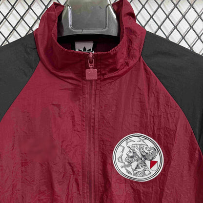 2025-26 Ajax Maroon Classic Casual Windbreaker S-2XL