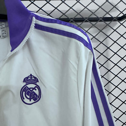 2025-26 Real Madrid Retro Windbreaker S-2XL