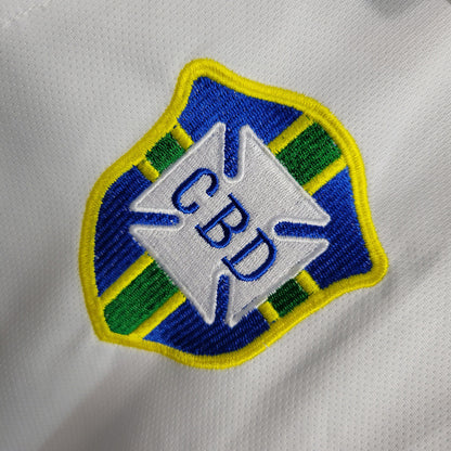 Retro 2004 Brazil White Size S-XXL