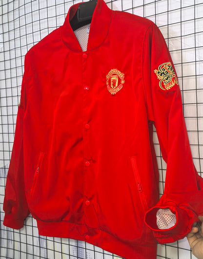 2025-26 Manchester United Red Waterproof Windbreaker S-XXL