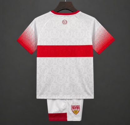 2026-27 Stuttgart Home White Red Kids Size 16-28