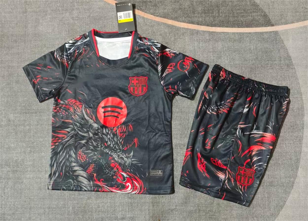 2026-27 Barcelona Red Dragon Kids Size 16-28
