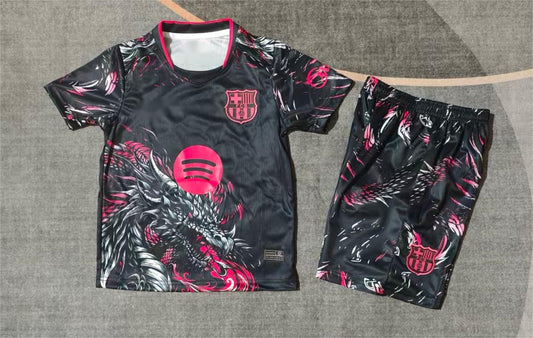 2026-27 Barcelona Pink Dragon Kids Size 16-28