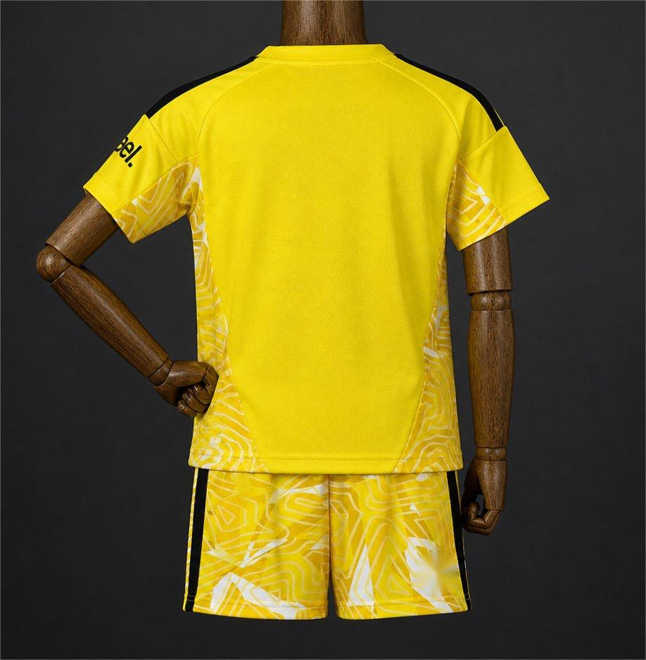 2026-27 Arsenal Goalkeeper YellowWhite Kids Size 16-28
