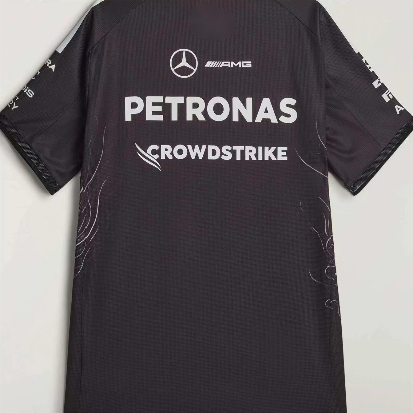 2026 F1 Mercedes Black Patterned Racing Suit S-5XL