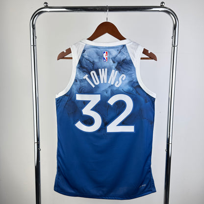 NBA 2024-25 Timberwolves City Edition No. 32 TOWNS