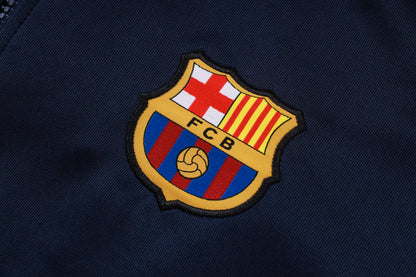 2026-27 Barcelona Blue Full Zip Training Suit Adults Or Children