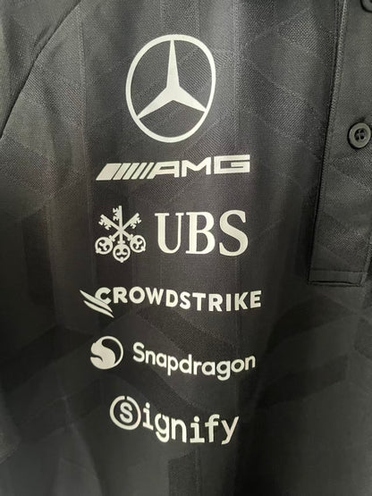 2026 F1 Mercedes Polo Black Racing Suit S-5XL