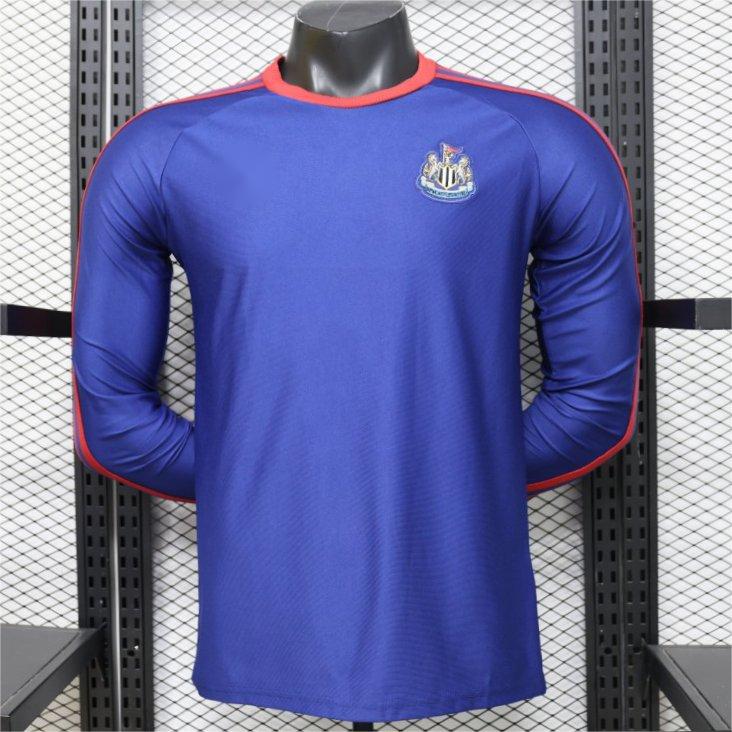 2026-27 Newcastle United Away Blue 1990 Vintage Remake Long Sleeve Player S-3XL