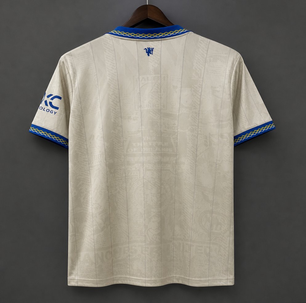 2026-27 Manchester United Third away Concept Cream Blue S-4XL