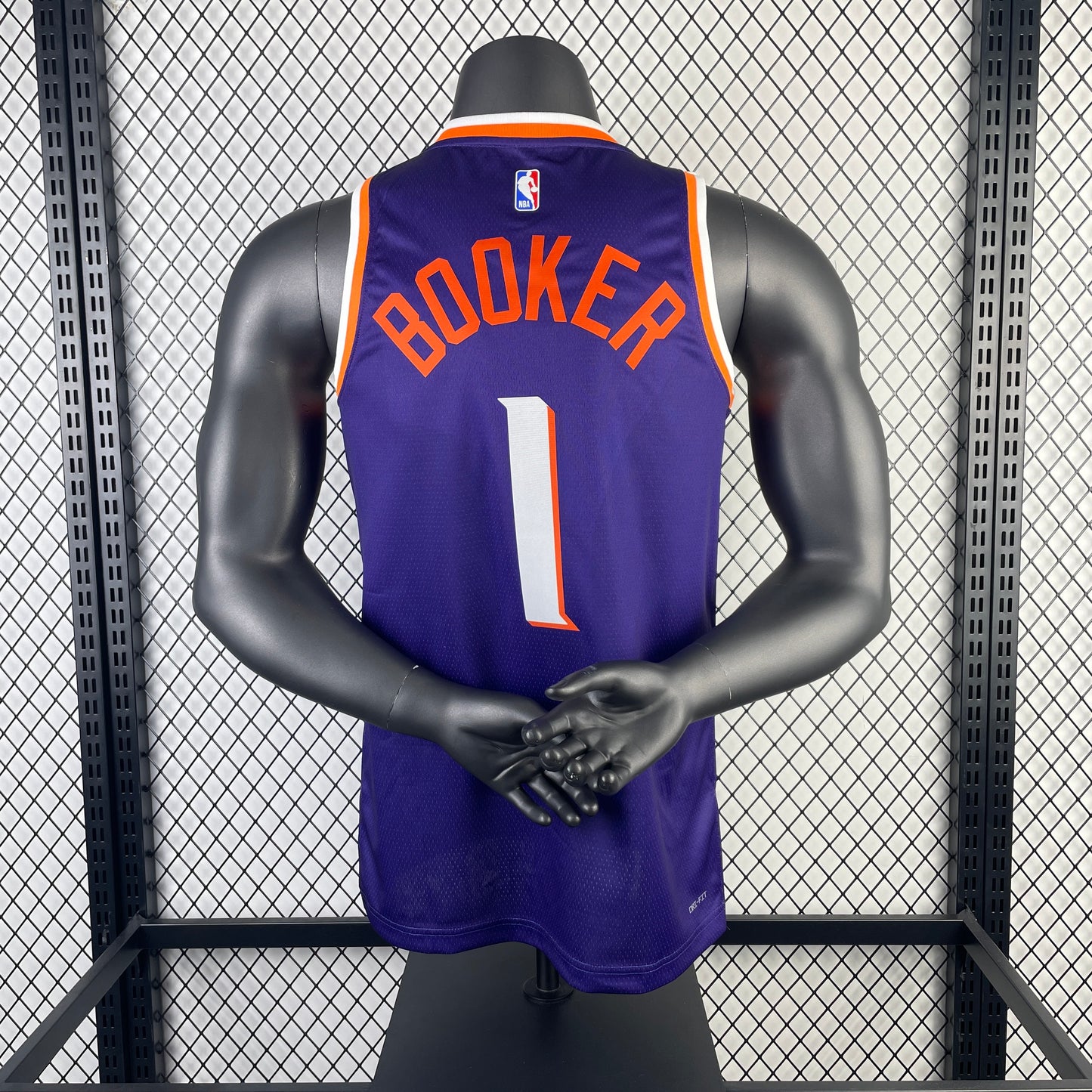 NBA 2024-25 Suns Away Purple No. 1 Booker