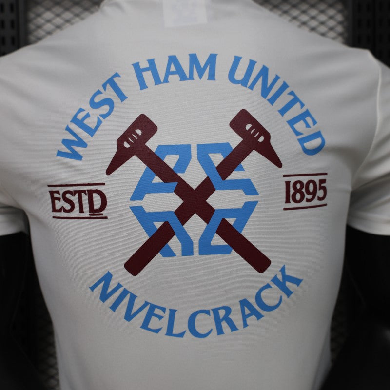 2026-27 West Ham United White Short Sleeve Training Player S-3XL