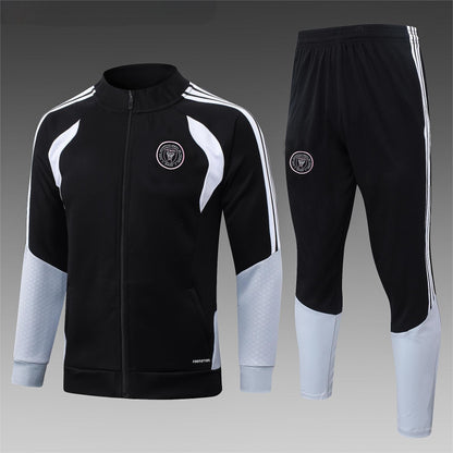 2026-27 Miami Black Full Zip Training Suit Adults Or Children