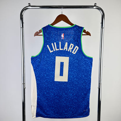 NBA 2024-25 Bucks City Edition No. 0 LILLARD