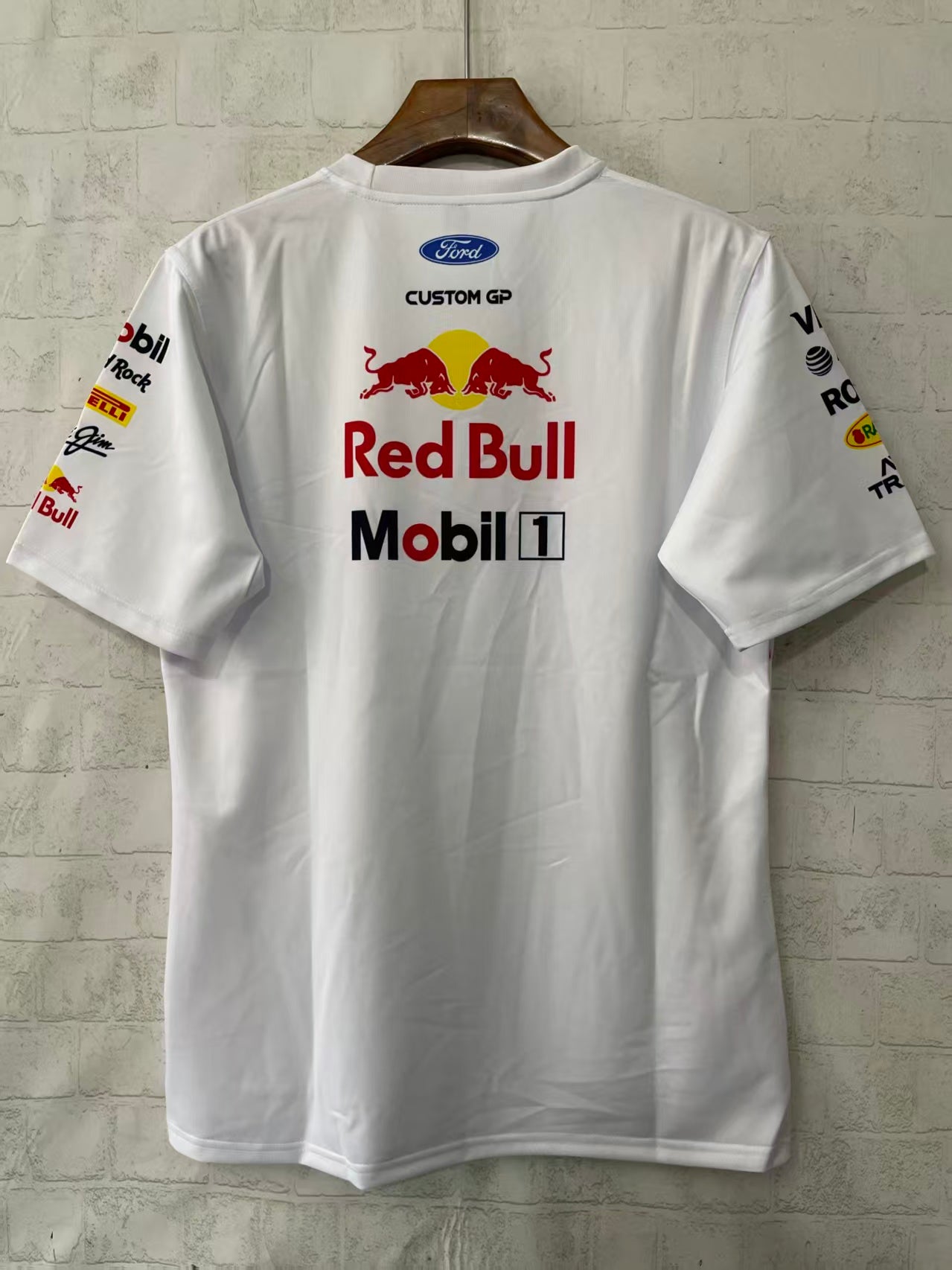 2026 F1 Red Bull Round Neck White Racing Suit S-5XL