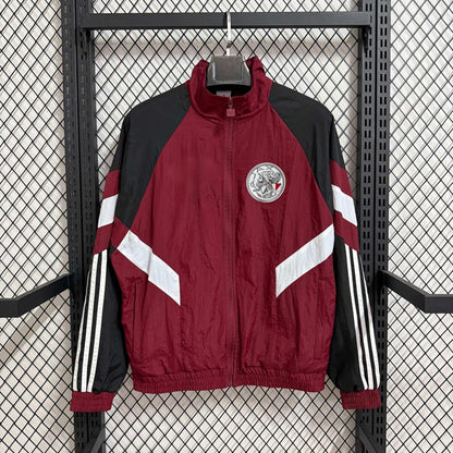 2025-26 Ajax Maroon Classic Casual Windbreaker S-2XL