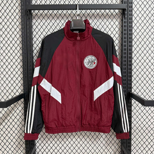 2025-26 Ajax Maroon Classic Casual Windbreaker S-2XL