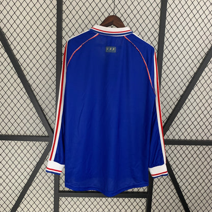 Retro long sleeve France 1998 Home S-XXL