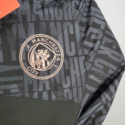 21-22 Windbreaker Manchester City Schwarz S-XXL