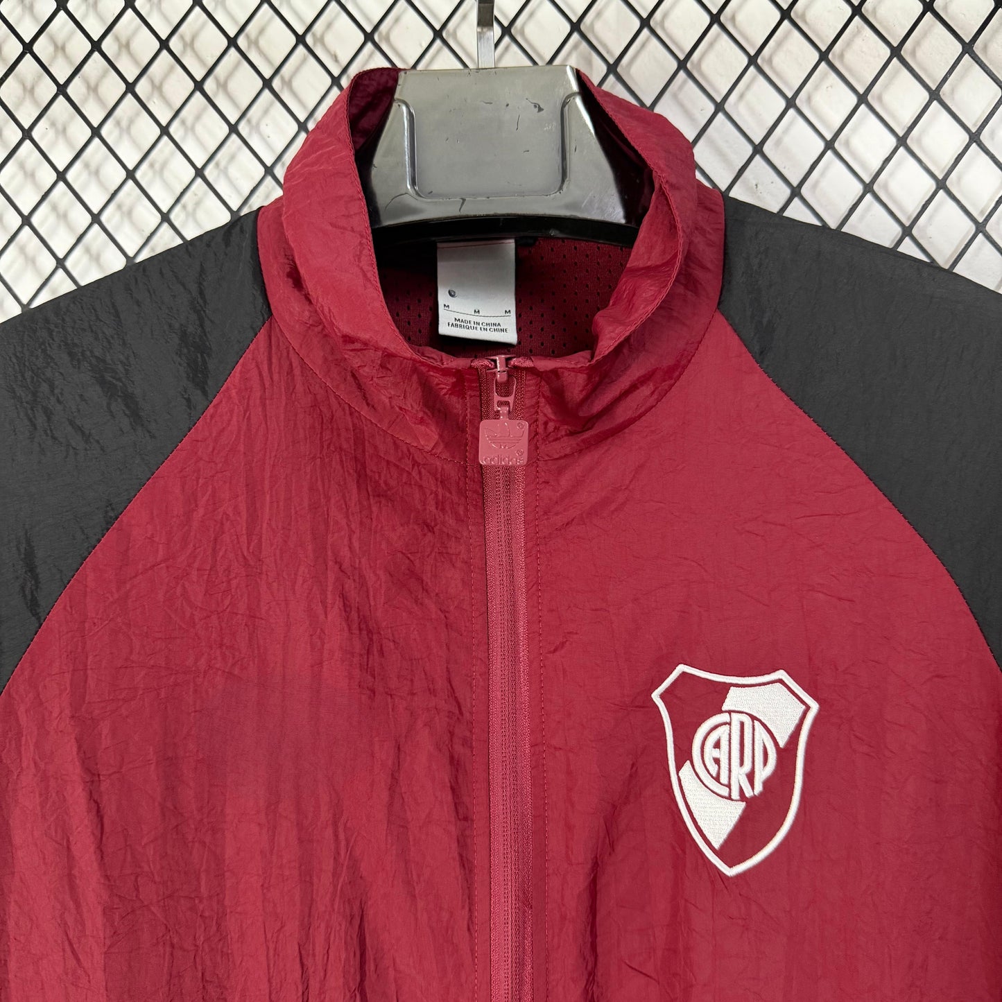 2025-26 River Plate Maroon Waterproof Windbreaker S-2XL