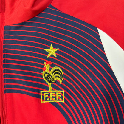 2025-26 France Team Classic Red Casual Training Windbreaker S-2XL