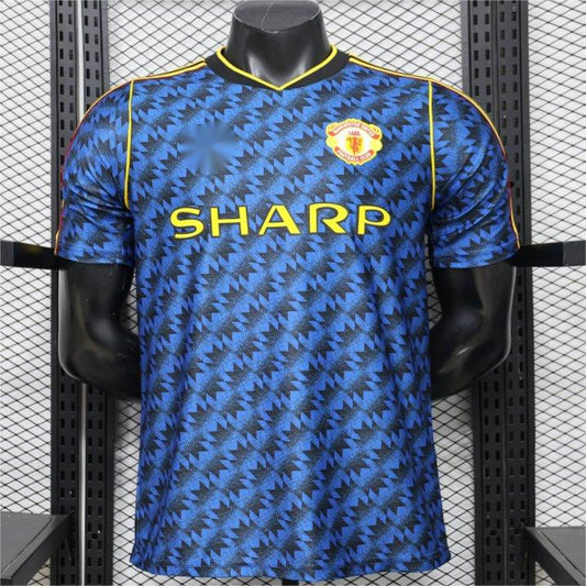 2026-27 Manchester United Away Blue with Black Player S-3XL