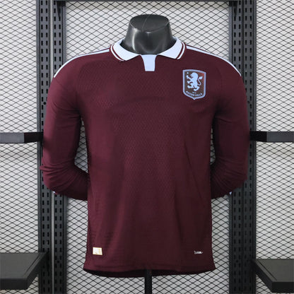 2026-27 Aston Villa Home Long Sleeve Player S-2XL