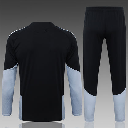 2026-27 Real Madrid Black Half-Zip Training Suit S-2XL