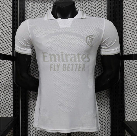 2026-27 Real Madrid All-White Tonal 125th Anniversary Player S-2XL