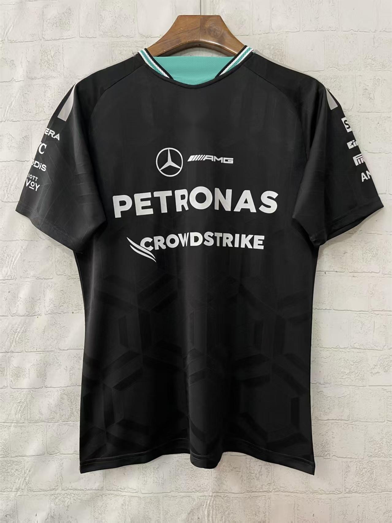 2026 F1 Mercedes Black Round Neck Racing Suit S-5XL