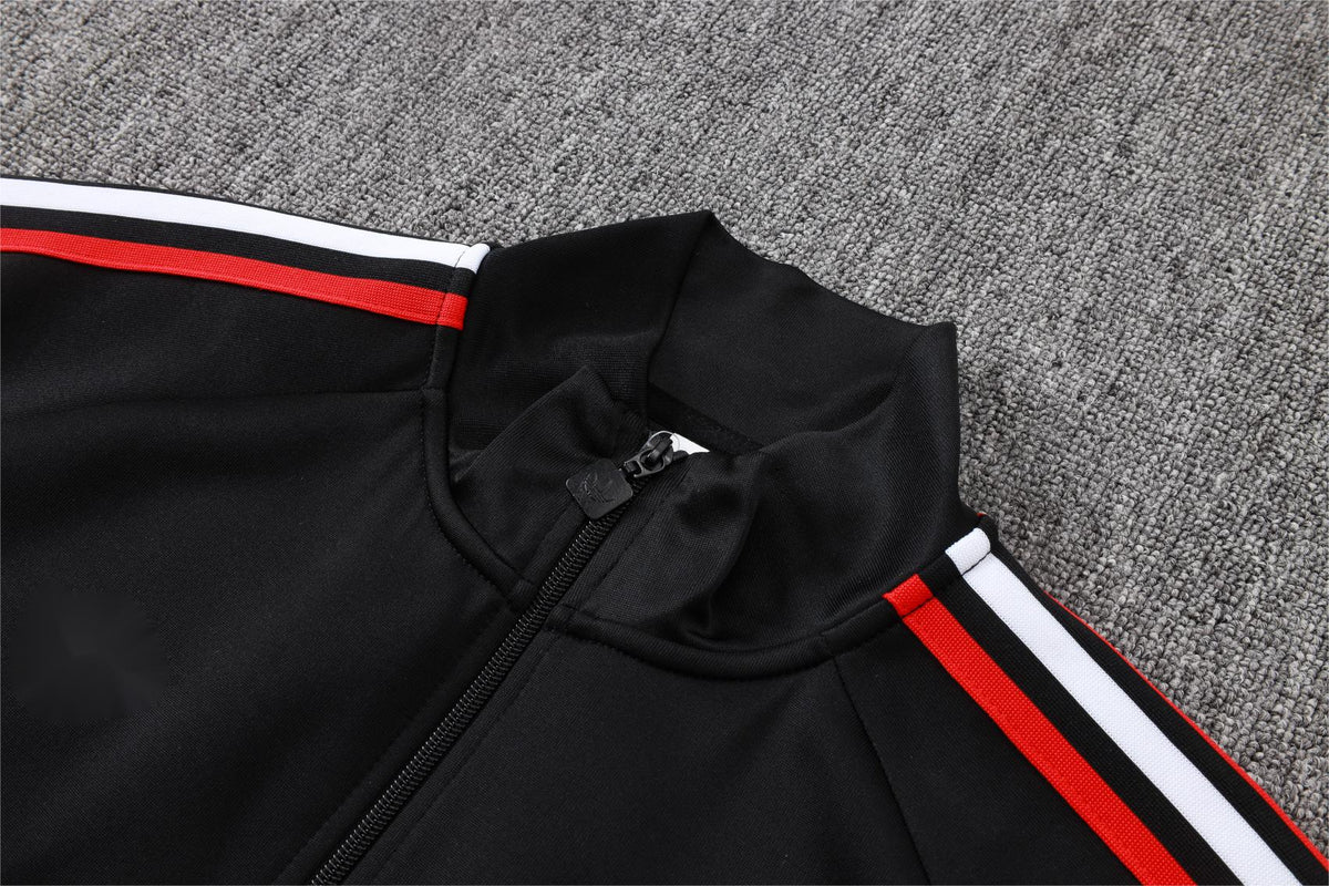 2026-27 Manchester United Black Full Zip Training Suit Adults Or Children