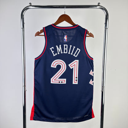 NBA 2024-25 76ers City Edition No.21 EMBIID