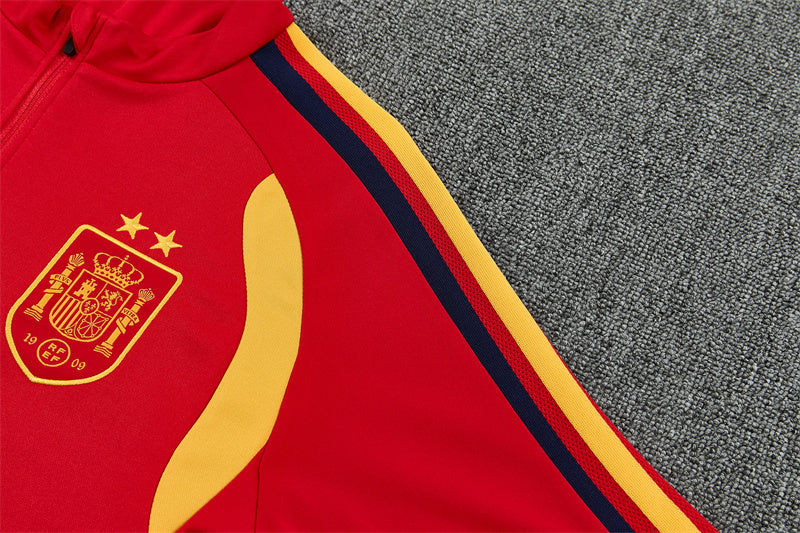 2026 Spain Red 2-Stars Edition Training Suit Adults Or Children