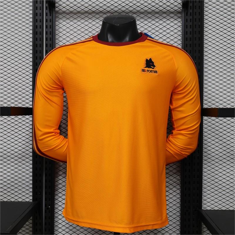 2026-27 AS Roma  Orange Special Edition Long Sleeve Player S-3XL