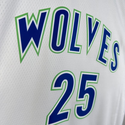 NBA 2024-25 Timberwolves Retro No. 25 ROSE