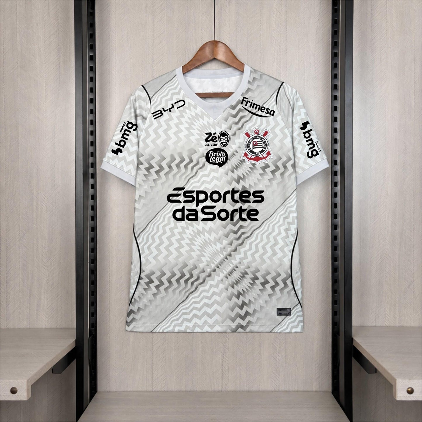 2026-27 Corinthians Goalkeeper Gray All Sponsors S-4XL