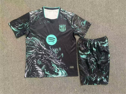 2026-27 Barcelona Black Dragon Kids Size 16-28