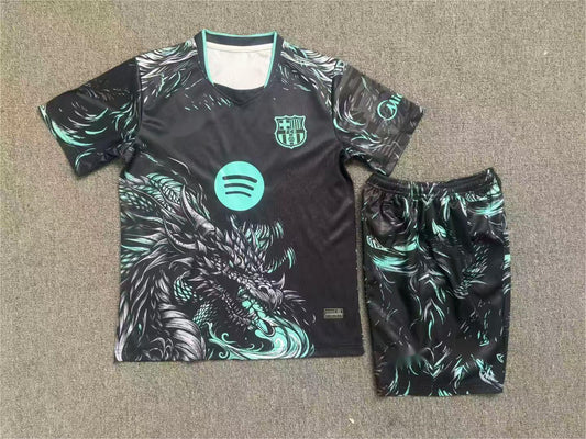 2026-27 Barcelona Black Dragon Kids Size 16-28