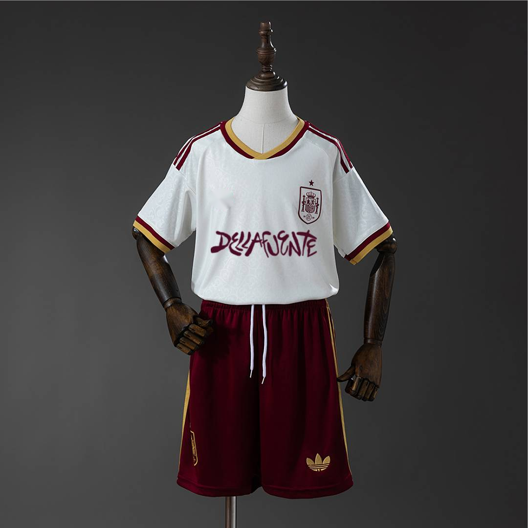 2026 Spain AwayX DELLAFUENTE Kids sizes 16-28