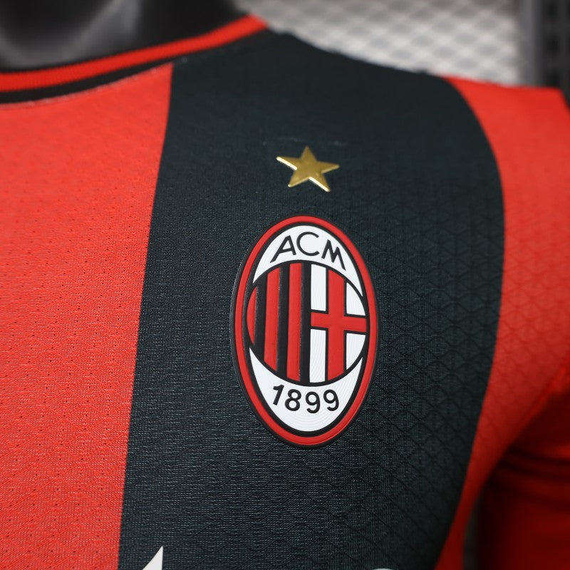 2026-27 AC Milan Home Long Sleeve Player S-2XL